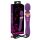 Javida Double - Massage-Vibrator (lila) 