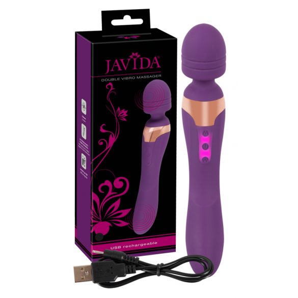 Javida Double - Massage-Vibrator (lila) 