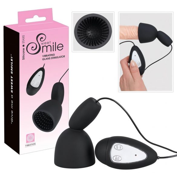 SMILE Glans - Eichel Vibrator (schwarz) 