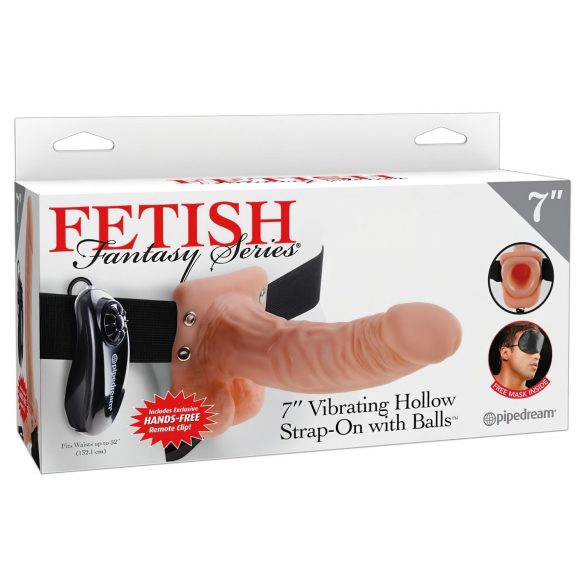 Fetisch Strap-on 7 - anlegbarer Vibrator (natur) 