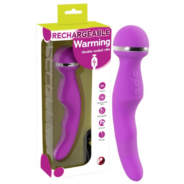 You2Toys - Warming - Akku beheizter Massage-Vibrator (pink) 