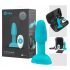 b-Vibe Rimming - drehender Perlen Analvibrator (türkis)