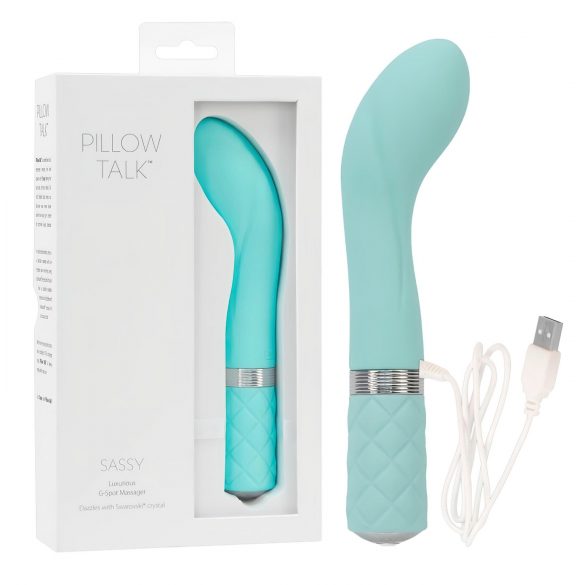 Pillow Talk Sassy - Akku G-Punkt Vibrator (Türkis)