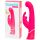 Happyrabbit G-Punkt - wasserdichter, akkubetriebener Vibrator mit Klitorisschiene (pink)