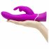 Happyrabbit Curve - wasserdichter, akkubetriebener Klitorisarm-Vibrator (lila)