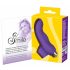 SMILE Finger - Gewellter Silikonfinger-Vibrator (lila) 