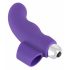 SMILE Finger - Gewellter Silikonfinger-Vibrator (lila) 