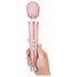 Le Wand Petite - exklusives, akkubetriebenes Massage-Vibrator (Rosa-Gold) 