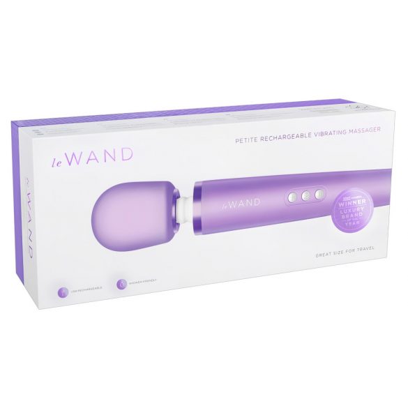 Le Wand Petite - exklusiv, akkubetriebener Massager-Vibrator (lila) 