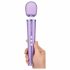 Le Wand Petite - exklusiv, akkubetriebener Massager-Vibrator (lila) 