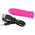 SMILE Power Bullett - aufladbarer, extra starker kleiner Stabvibrator (pink) 