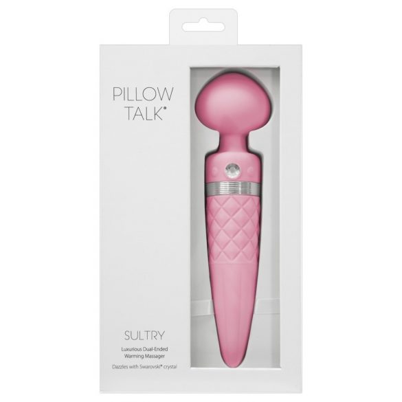 Pillow Talk Sultry - Heizung, 2-Motoren Massage-Vibrator (Pink) 