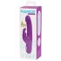 Happyrabbit Realistic Slim - wiederaufladbarer Vibrator mit Klitorisarm (lila) 