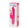 Happyrabbit Curve Slim - wasserdichter, akkubetriebener Vibrator mit Klitorisarm (pink) 