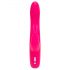 Happyrabbit Curve Slim - wasserdichter, akkubetriebener Vibrator mit Klitorisarm (pink) 