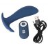 You2Toys - Stecker - Akkubetriebener, kabelloser Analvibrator (blau) 