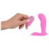 SMILE G-Spot Panty - wiederaufladbarer, drahtloser Anlegevibrator (Pink)