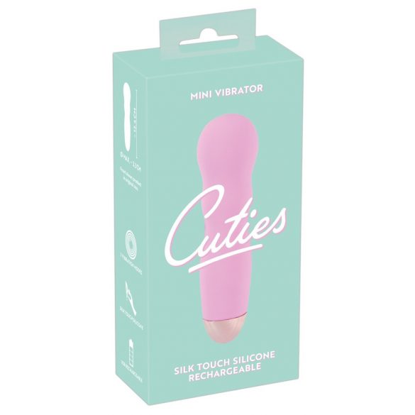 Cuties Mini Rose - Akku-Gewellter Vibrator (Rosa) 