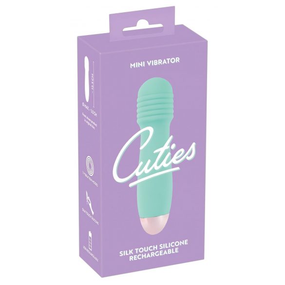 Cuties Mini Zauberstab - akkubetriebener Mini Massagevibrator (grün) 