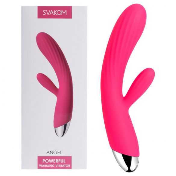 Svakom Angel - Wasserdichter Vibrator mit Wärmefunktion, Rot