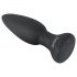 Black Velvet - Wiederaufladbarer, drahtloser Analvibrator (schwarz)