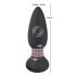 Black Velvet - wiederaufladbarer, kabelloser, rotierender Perlen-Analvibrator (schwarz)