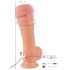 Realistixxx Latin Tänzer - wiederaufladbarer, rotierender realistischer Vibrator (natur) 