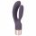 You2Toys Elegant Double - wiederaufladbarer, klitorisstimulierender Vibrator (dunkellila)