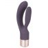 You2Toys Elegant Double - wiederaufladbarer, klitorisstimulierender Vibrator (dunkellila)