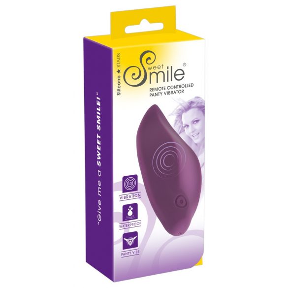 SMILE Panty - wiederaufladbarer, funkgesteuerter, wasserdichter Klitorisvibrator (lila) 