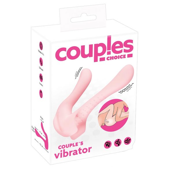 Couples Choice - Zweimotoriger Paarvibrator (zartrosa)