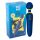 ROMP Flip Wand - Akku-massager, wasserdichter Vibrator (blau)