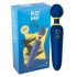 ROMP Flip Wand - Akkubetriebener, wasserdichter Massage-Vibrator (Blau) 