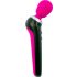 PalmPower Extreme Zauberstab - wiederaufladbarer Massage-Vibrator (Pink-Schwarz) 