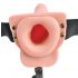 Fetisch Strap-On 6 - Funk, hohl, natur Vibrator zum Anschnallen