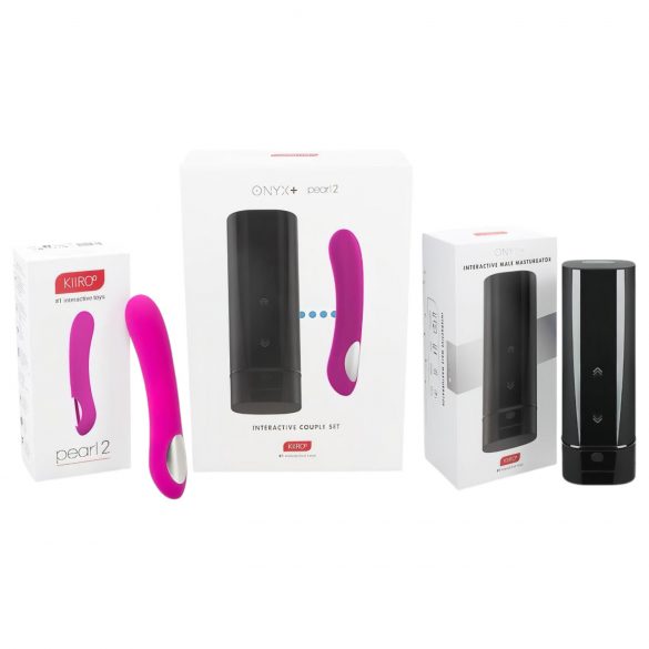 Kiiroo Onyx+ und Pearl 2 - Paarset Masturbator und Vibrator