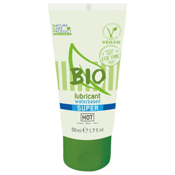 HOT Bio Super - Veganer Gleitgel auf Wasserbasis (50 ml)