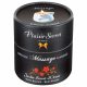 Plaisirs Secrets Red Wood - Massagekerze (80ml) 