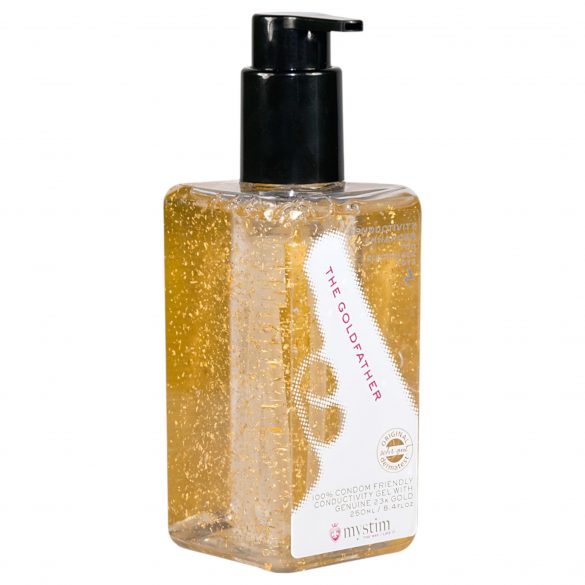 Mystim Gleitgel für Elektro-Sex - 23k Gold (250ml) 