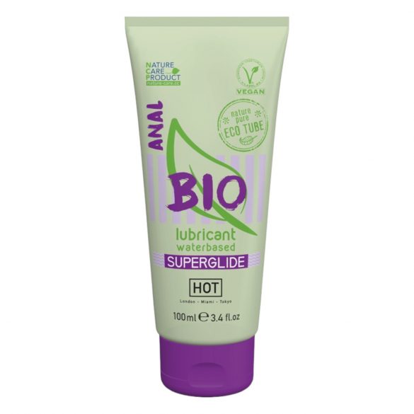 HOT BIO Superglide Anal - veganes wasserbasiertes Analgleitmittel (100ml) 