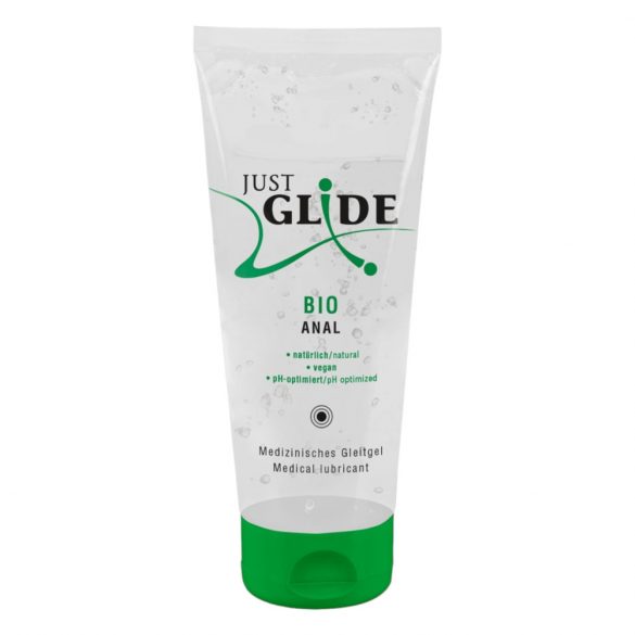 Just Glide Bio ANAL - Wasserbasiertes veganes Gleitmittel (200ml) 