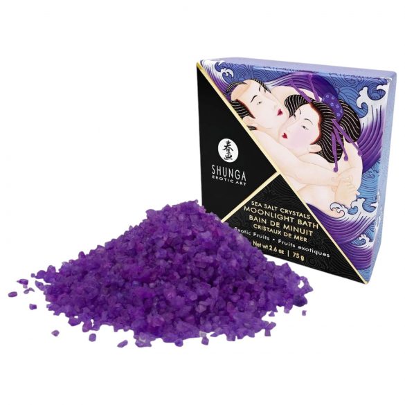 Shunga Exotische Früchte - Badekristalle mit Totem Meer Mineralien (75g) 