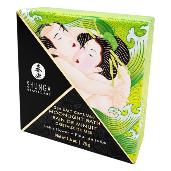 Shunga Lotusblume - Badekristalle mit Totem Meer Mineralien (75g) 