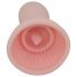 Lonely - aufladbarer, wasserdichter Saug-Leck-Brustvibrator (rosa) 