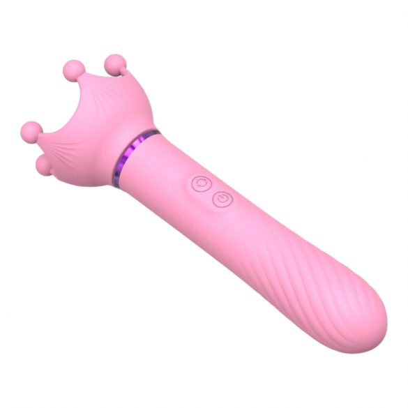 Sunfo - Akku-betriebener, rotierender und G-Punkt Vibrator (Rosa) 