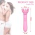 Sunfo - Nippel- und G-Punkt-Vibrator (Pink)