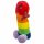 Plüsch-Penis - 30 cm (Regenbogenfarben)