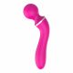 Lonely - 2in1 Austauschbarer Massagekopf und G-Punkt Vibrator (Pink) 