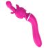 Lonely - 2in1 Austauschbarer Massagekopf und G-Punkt Vibrator (Pink) 