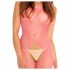 Rene Rofe - Netz-Catsuit (S-L) - Pink 